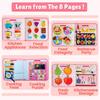 Toys Educational Toys Toddler Busy Board Montessori Busy Book Learning Sensory for Motor Skills Preschool Travel Activitiy Girls