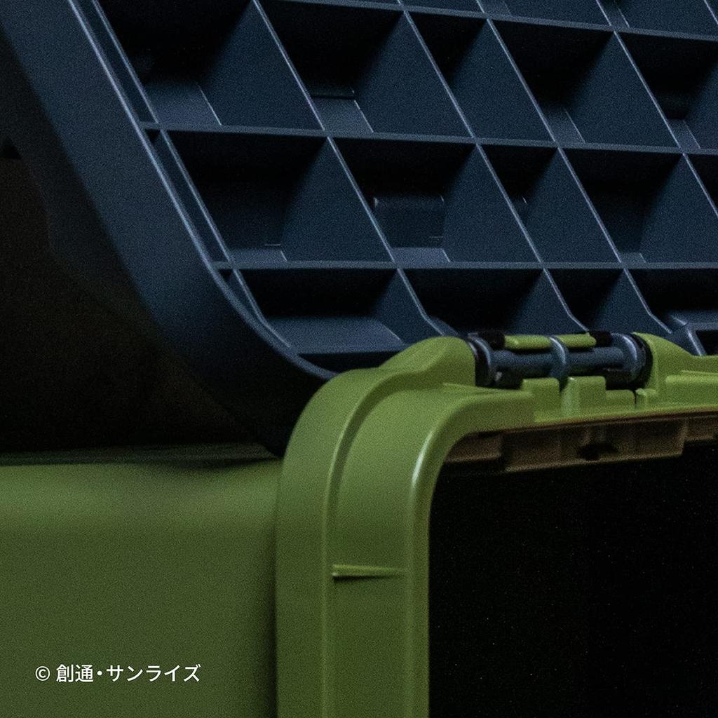 Plex Mobile Suit Gundam Toolbox 17L Zeon Principality Model Zaku Light Green