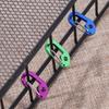 Alloy Camping Equipment Keychain Backpack Buckles Snap Hook Outdoor Carabiner D-Type Buckle