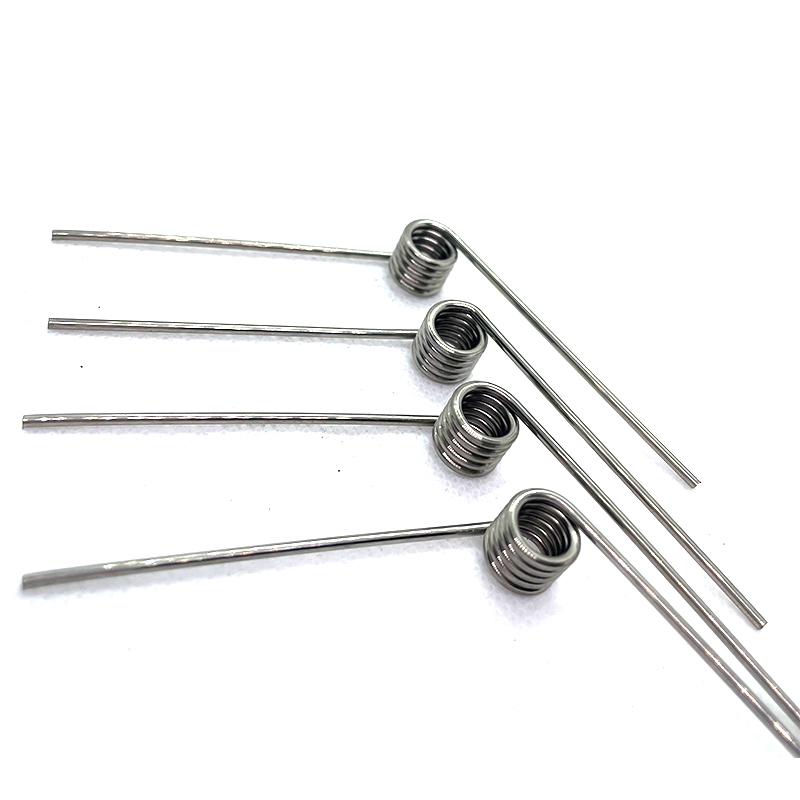 Wire diameter 1.5mm 304SUS Left Torsion Spring Return And Reset V-shaped Spring Left Rotation Spring laps1/2/3/4/5lap 5PCS