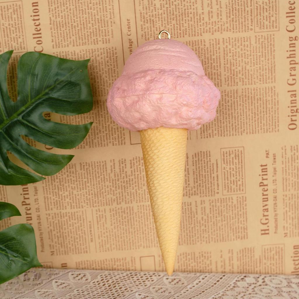 Green Yuan Ice Cream Model Light Display for Shop Decor & Renovation