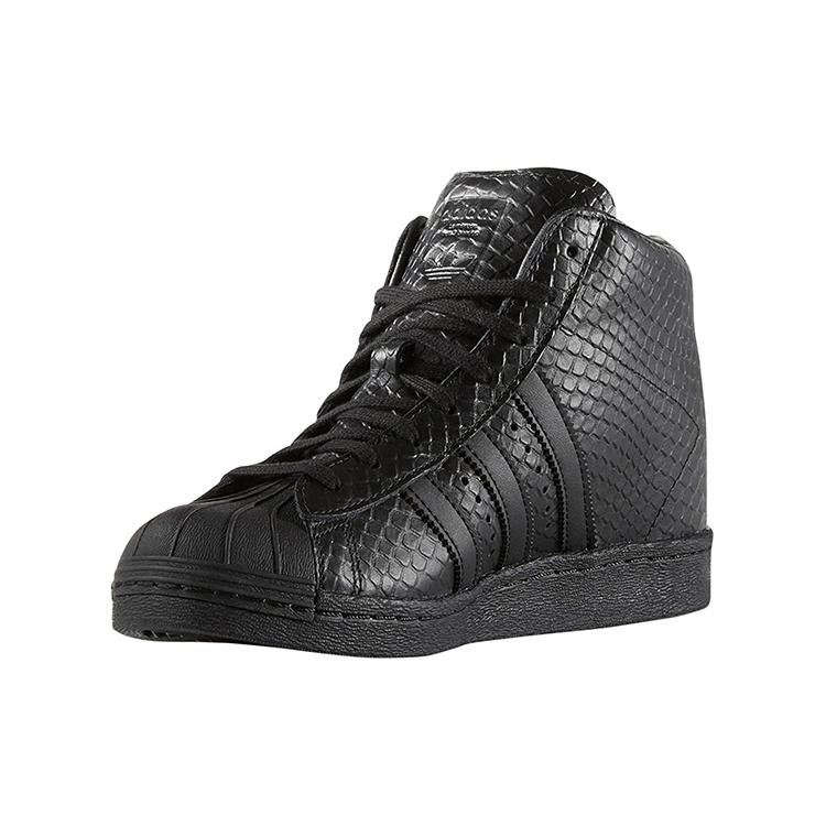 Adidas Originals Superstar Up Antiscivolo Resistenti all'Usura Sneakers con Tacco Alto Nere Donna S76404