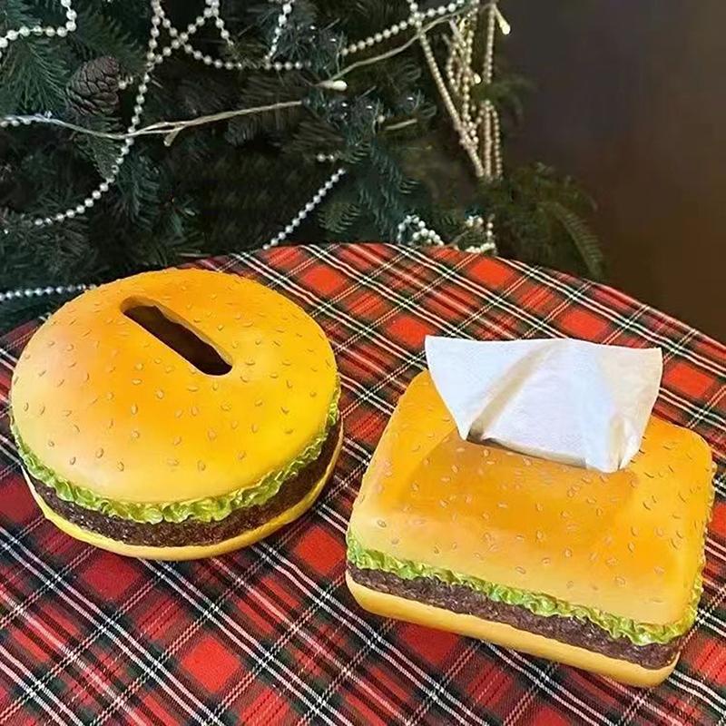 Hamburg Taschentuchbox Simulation Kreativität ist Okay, Retro Wohnzimmer Schublade Papierbox, Zuhause Spaß Dekoration Ornamente