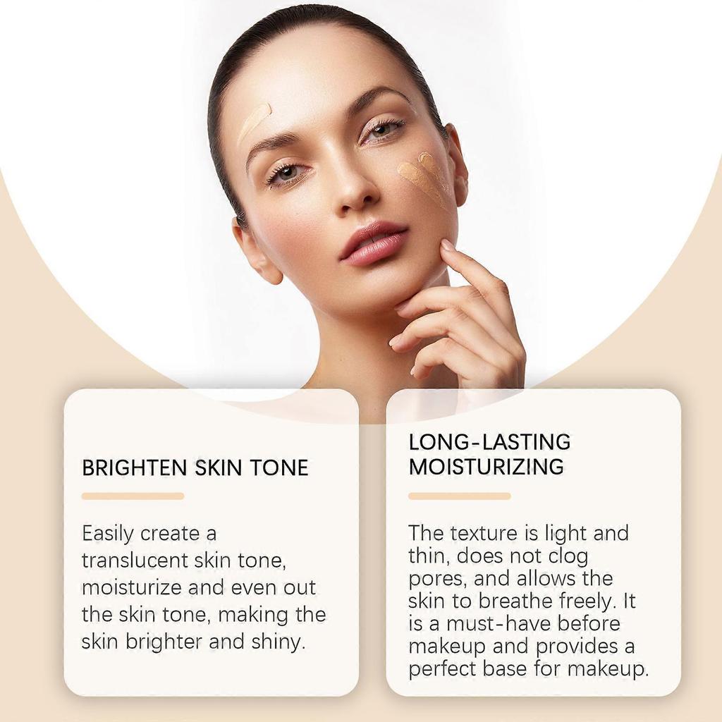 2025 Newest CC Cream: Natural Concealing, Long-Lasting Moisturizing, Brightening Skin Tone, Outdoor Protective Toner