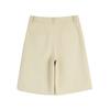 ELLE French Design Casual Minimalist Fashionable Loose Solid Color Straight Leg Five-Point Shorts Women shorts EK51899