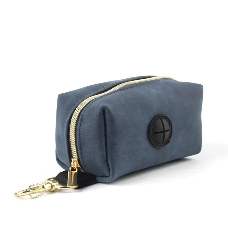 

Диспенсер для мешков для отходов домашних животных, держатель для мешков для собачьих какашек с крючком для поводков, аксессуар со змеиным принтом для прогулок и бега с собаками