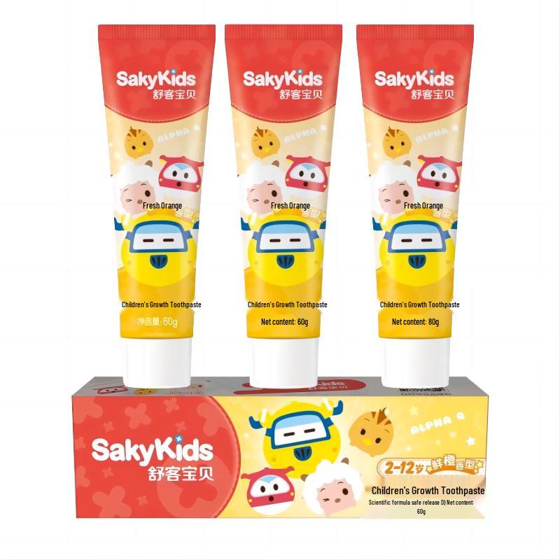 

Sakyk Kids Fluoride-Free Toothpaste (3-Pack)