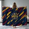 Denver Nuggets Print Flannel Blanket High Quality Warm Comfortable Cover for All Seasons Perfect for Gifts Home Decor