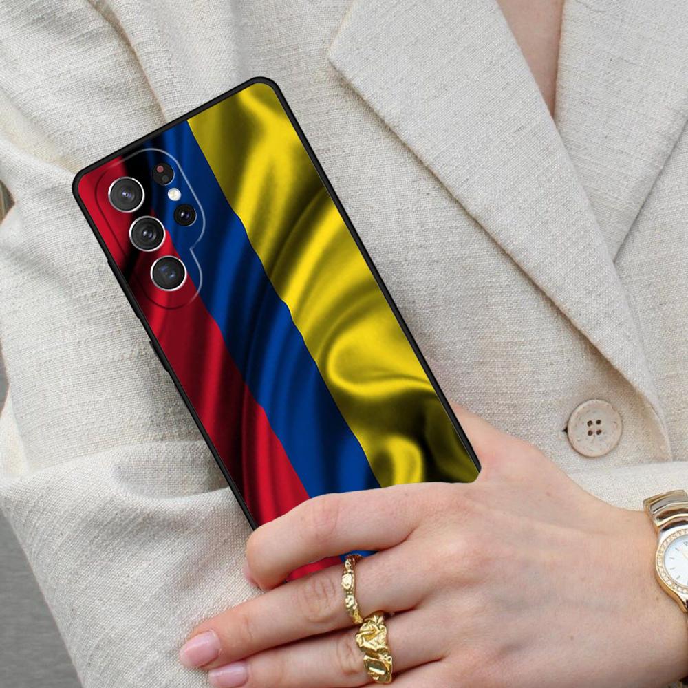 Colombia Flag Cell Phone Case for Samsung Galaxy S26 Ultra S25 S24 S23 S22 S21 S20 Note10 Cover