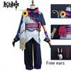Tighnari Cosplay Costume Kostüm Halloween Karneval Outfits Ears Tail Wig For Comic Con