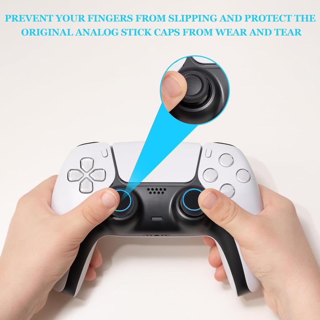 28pcs Thumb Grips Joystick,Controller Accessories,Full Protection,Anti-Slip Anti-Scratch Anti-Fingerprint Protective CoverReplacement Cap Compatible