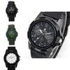 Men's Watch With Sport Military Analog Design And Durable Nylon Strap Ideal Gift