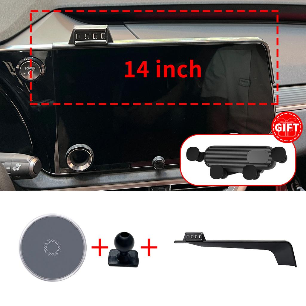 Support de téléphone personnalisé pour Lexus RX 2023 2024 2025 2026 (14 pouces), Base d'écran de tableau de bord, sans perceuse pour voiture