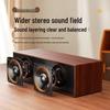 Lenovo D02 Retro Wooden Desktop Speaker CN plug (adapter included)
