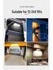 Dual-Color RV LED Interior Light: Roof, Reading, and Truck Cabin Compatible