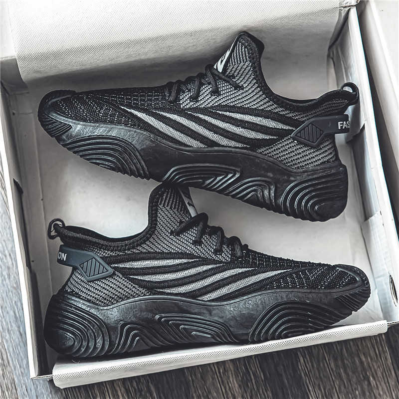 Fashion Flat Sole Round Nose Designer Men's Shoes Training Sneakers Black Men Special Offers Sports Best Selling Hospitality