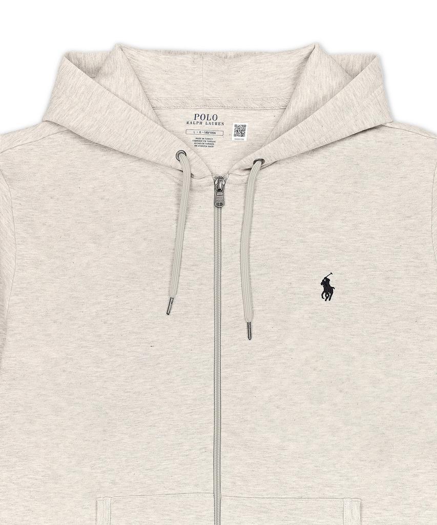 Polo Ralph Lauren Double Knit Full Zipper Hoodie - Grey