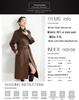 2025 Women's Double-Faced Cashmere Coat: Long, Belted, Elegant Autumn/Winter Wool Coat for Middle-Aged Women