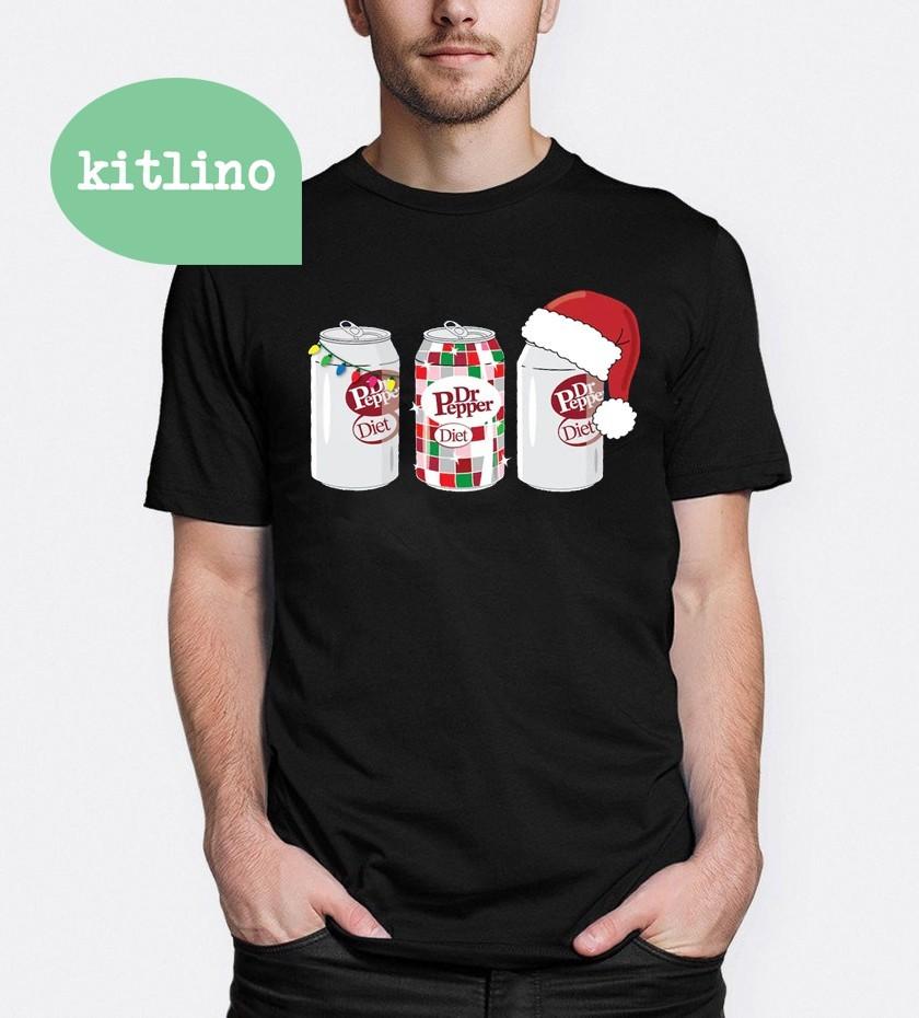 Рождественская футболка унисекс Coke Diet Dr Pepper F22462 XXXXL