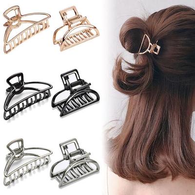 Ladies Large Size Metal Hair Claw Clamps Bun Maker Small Hair Clip Butterfly Claws Clamps Stylish