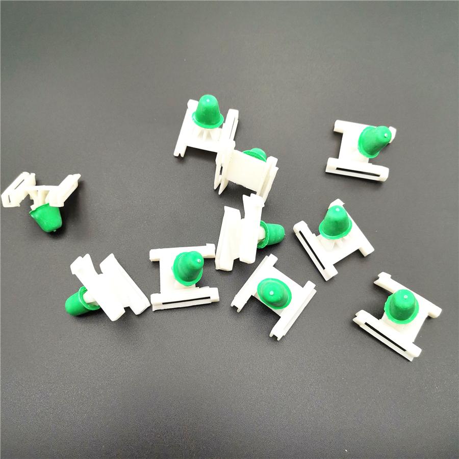 10Pcs/lot Plastic Autos Moulding Clip Nylon Retainer Rubber Gromme For 3B0-853-576