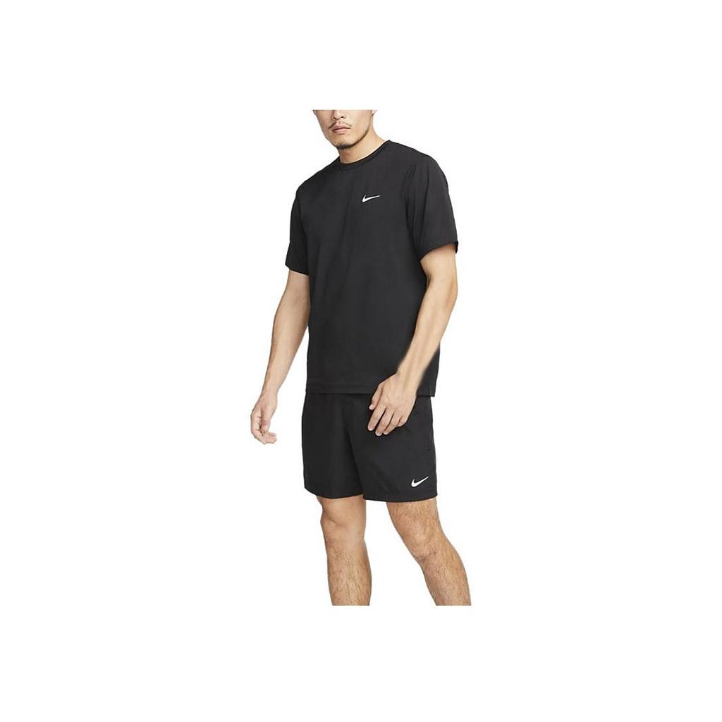 Nike Dri-FIT Solid Drawstring Casual Shorts Men Bottoms Black DV9858-010