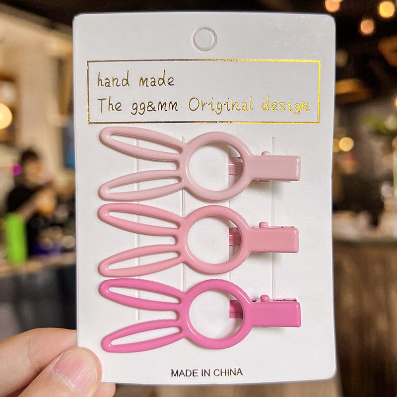 

Корейские розовые мультяшные заколки для волос: Милые заколки-клипсы в виде капли воды и волны для детей и женщин