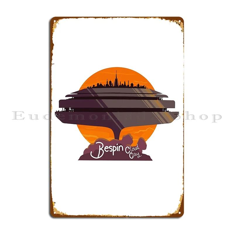 Bespin Cloud City Metal Signs Poster Garage Kitchen Designing Club Tin Sign Poster