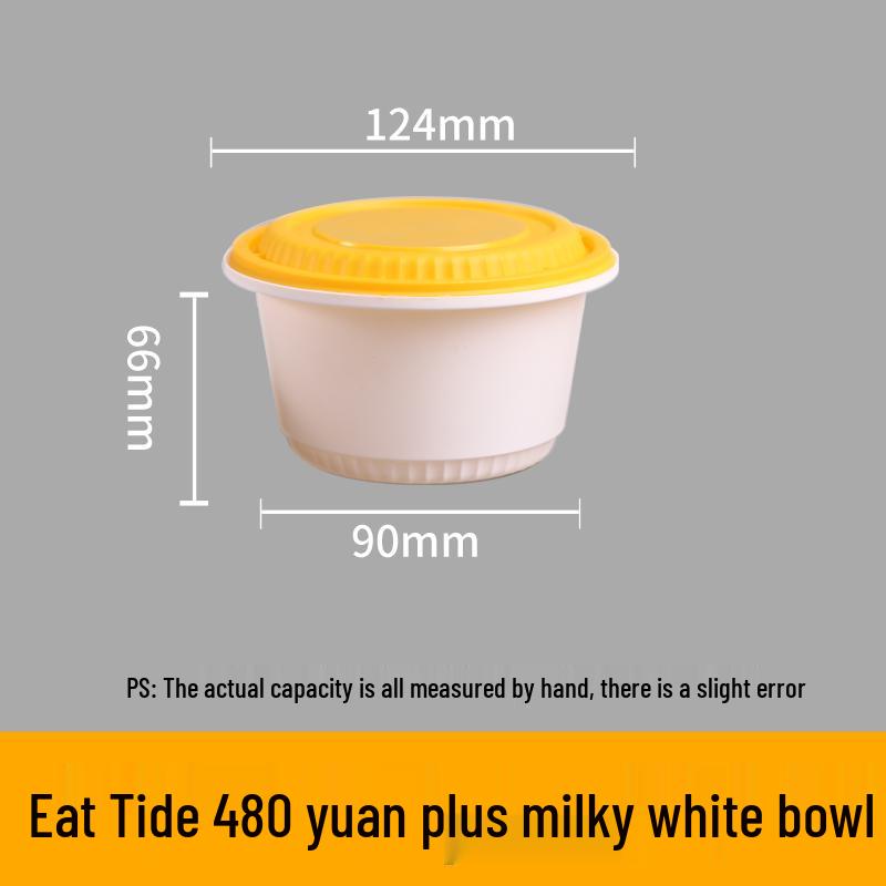 Jiahesheng Disposable Round Food Container with Anti-theft Lid