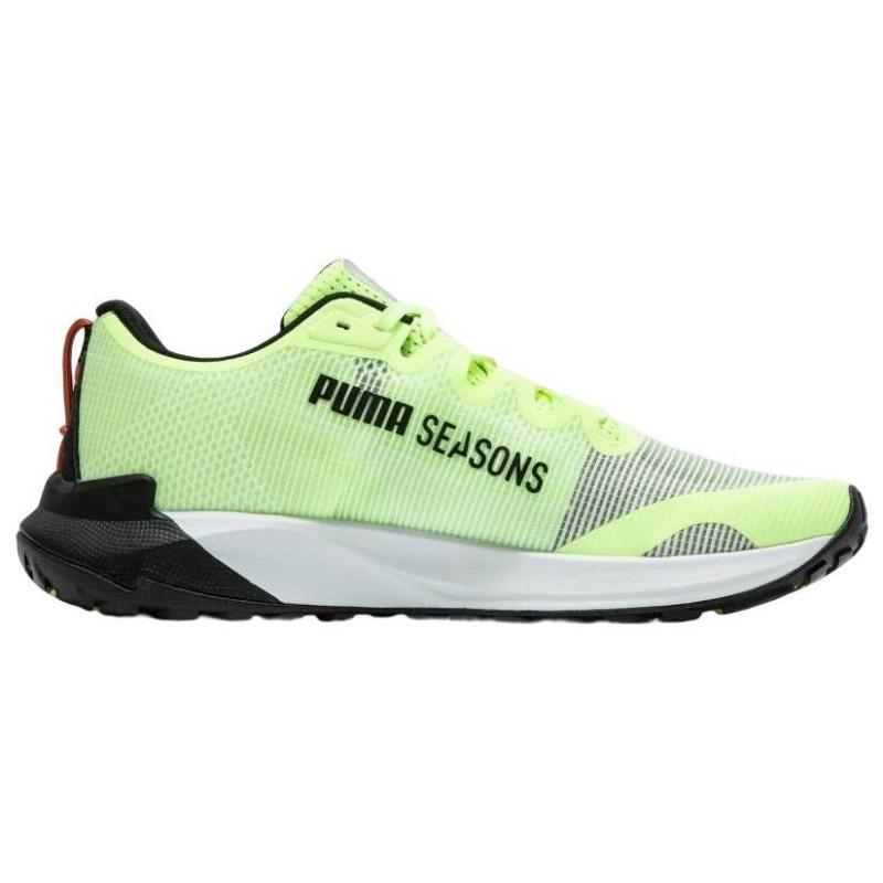 Puma Fast-Trac Nitro Men Comfort Fabric Anti-slip Wear-resistant Low Top Casual Running Shoes Green Black 377044-08