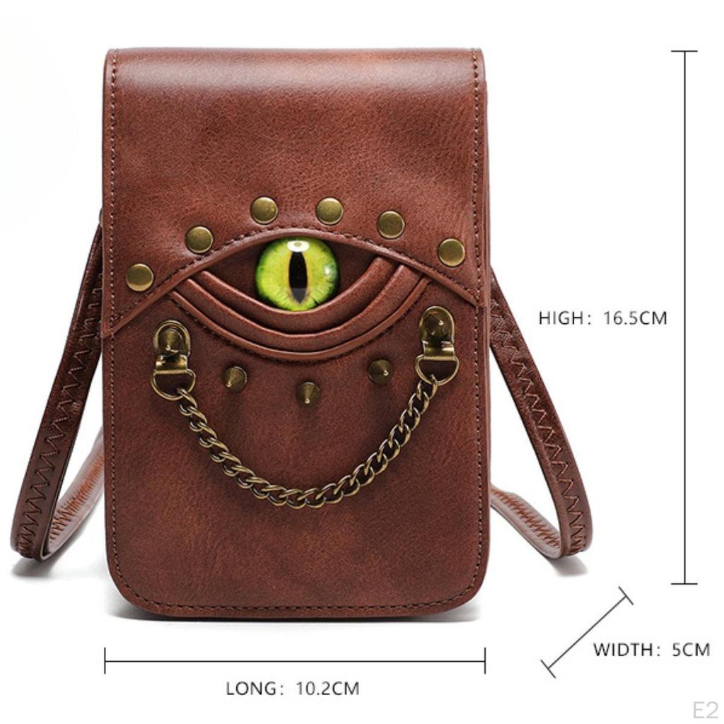 Phone Purse for Women Men Lightweight Bag Rivets