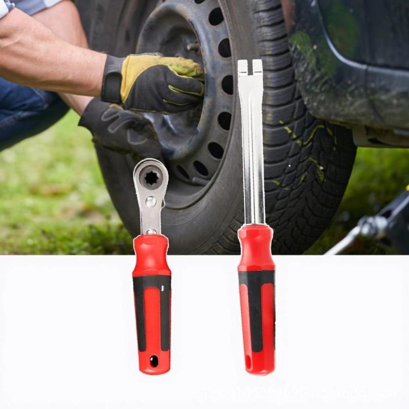 5/16in Double Square Ratcheting Wrench & Fork End Release Tool with Precise Calibration For Accurate Brake Performances
