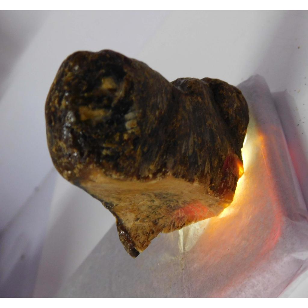 Orange Amber 228.54 Ct Earth Mined Natural Rough Loose Gemstone