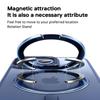 360° Rotation Metal Ring Holder For Magsafe Wireless Charging Case For iPhone 15 14 13 12 11 Pro Max Plus Transparent Back Cover