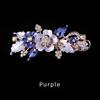 Fashion Flower Barrettes Resin Foral Hair Clip Barrette Crystal Hairpin Headwear For Woman Girls Hair Styling Accessories