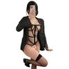 Sexy Underwear Sexy Secretary Uniform Pure Desire Striped Shirt Set Seduction Pajamas