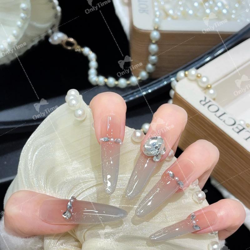 K2038 Super Flash Gradient Cat Eye Handmade Wearable Nails K2038-S (Slim Fit 4.0)