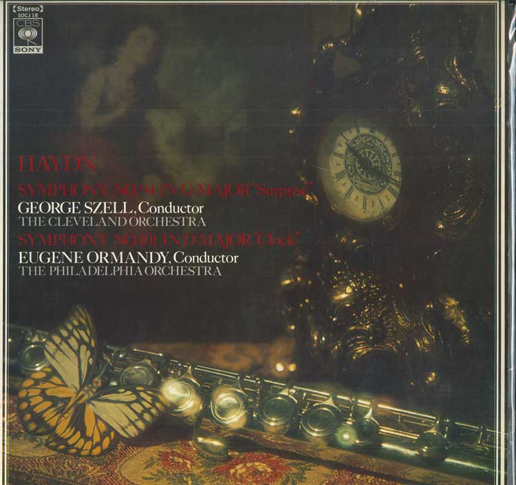 

LP Record - Haydn: Symphony No. 94 Surprise, Sy SOCJ18 CBS SONY Japan Classical Used