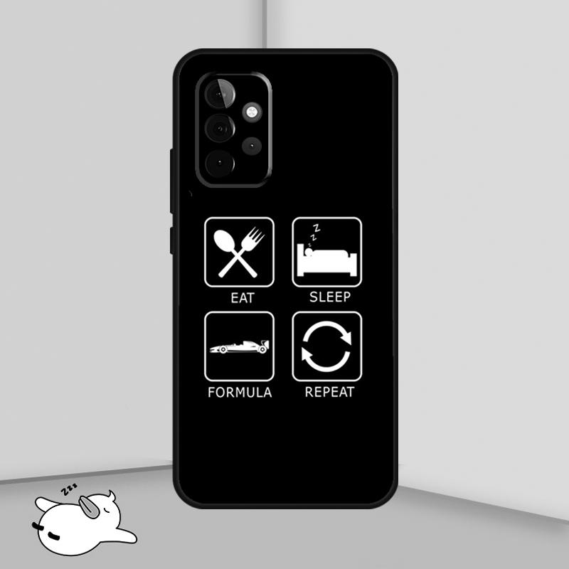 

Чехол для телефона Eat Sleep F1 Repeat для Samsung Galaxy A14 A24 A34 A54 A13 A33 A53 A73 A12 A22 A32 A52 A51 A71 A52S Samsung A51 4G