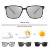 Men's Polarized Stainless Steel Square Sunglasses - Classic Retro Outdoor Driving, Fishing, and Cycling Glasses