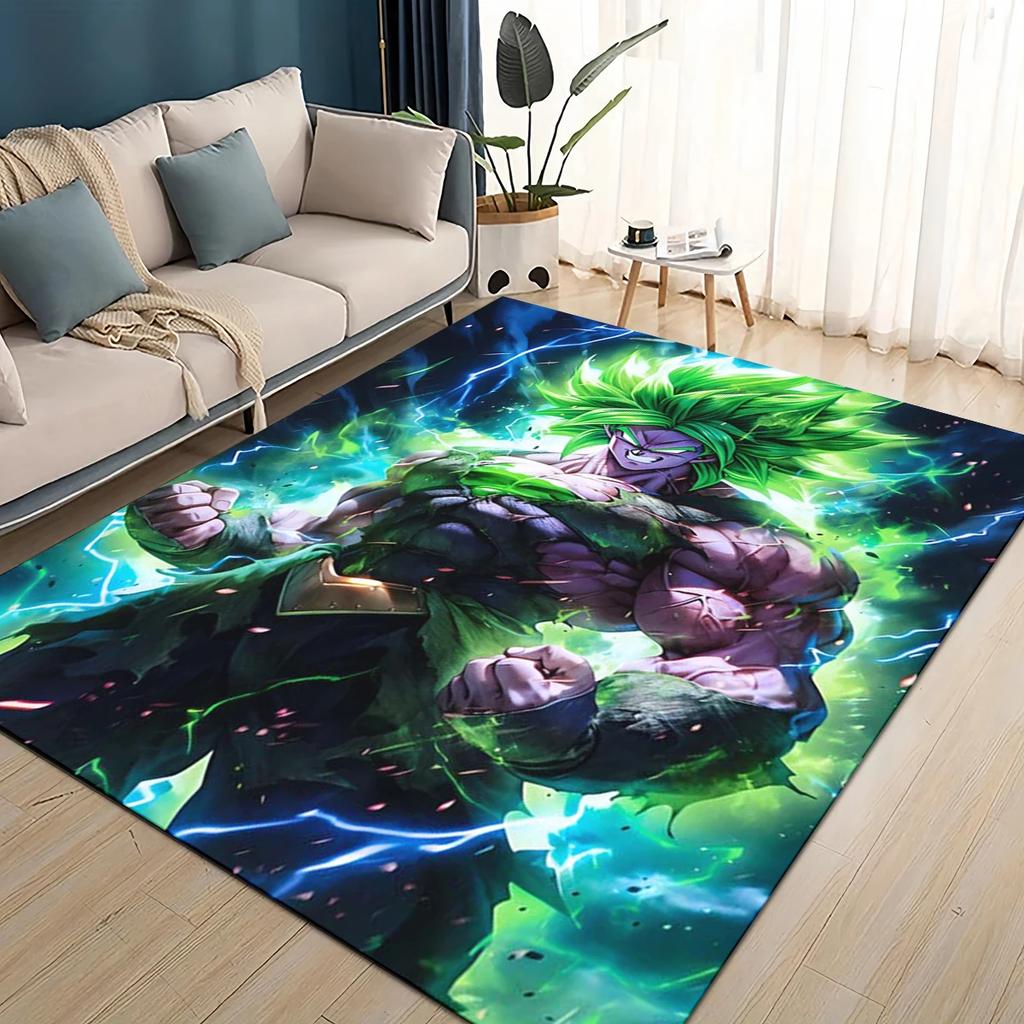 3D Dragon Anime Carpet Rug for Living Room Bedroom Home Sofa Decoration,kids PlayNon-slip Floor Mat Gift