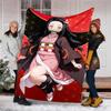 1pc nezouko5 Theme Blanket - Digital Print, Polyester, Cozy for All Seasons, Perfect for Outdoor, and Travel