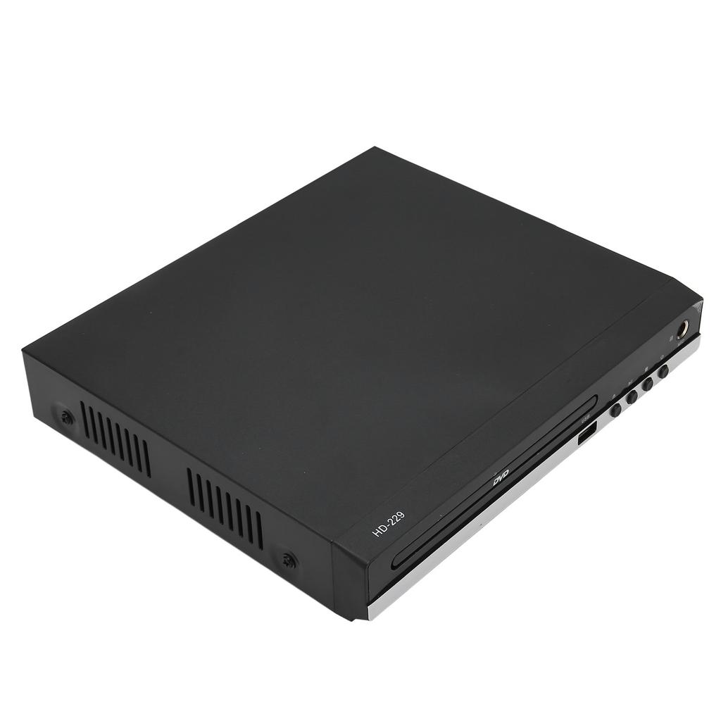 Mini DVD Player 1080P Support AV Output Remote Control HD Multimedia Interface DVD CD Player with USB Port 110‑240V