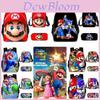 Super Mario Cartoon School Bag Student Backpack Waterproof And Expandable Fashionable And Trendy Style Nylon Material