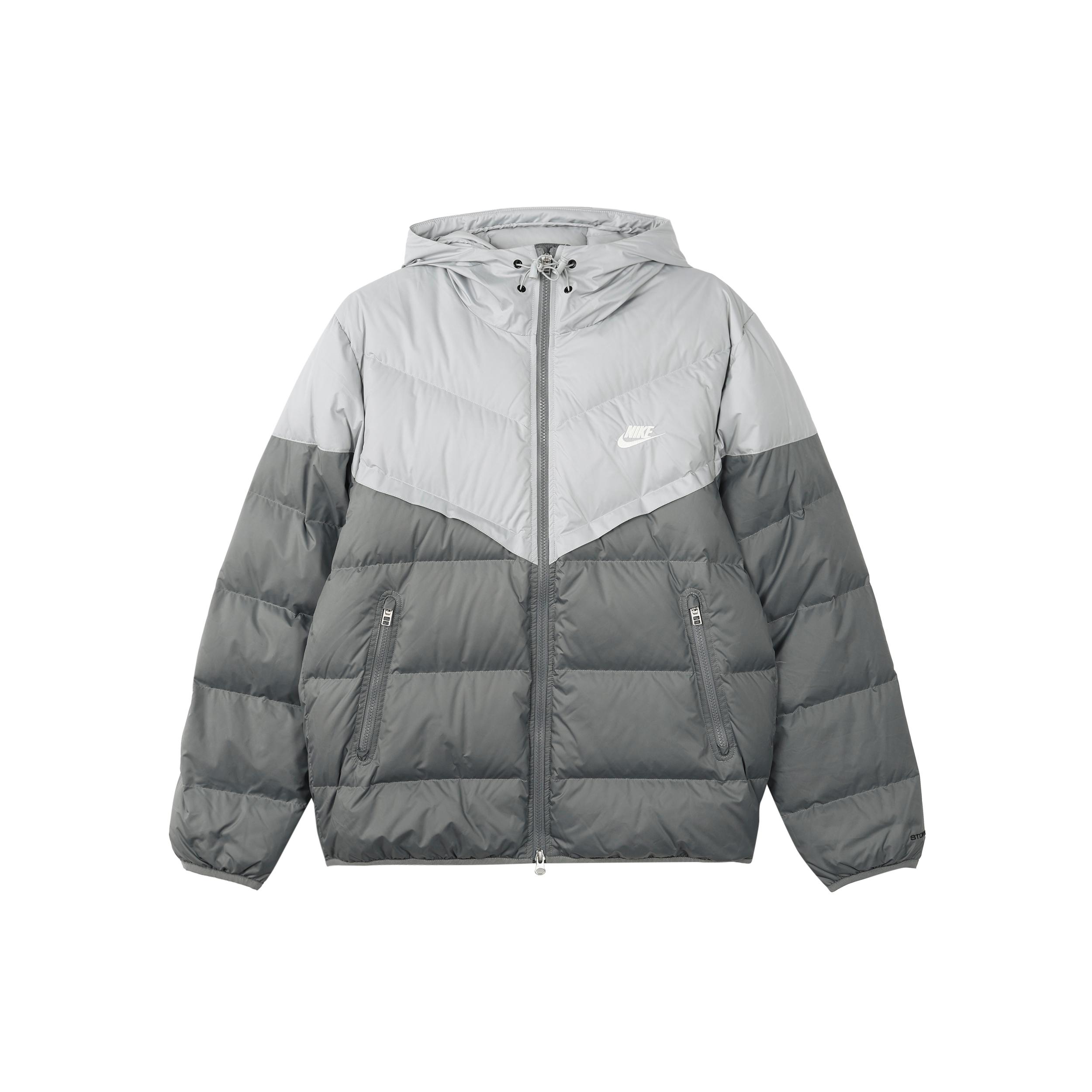 Мужская пуховая куртка Nike Storm FIT Серая FB8178-077 XS