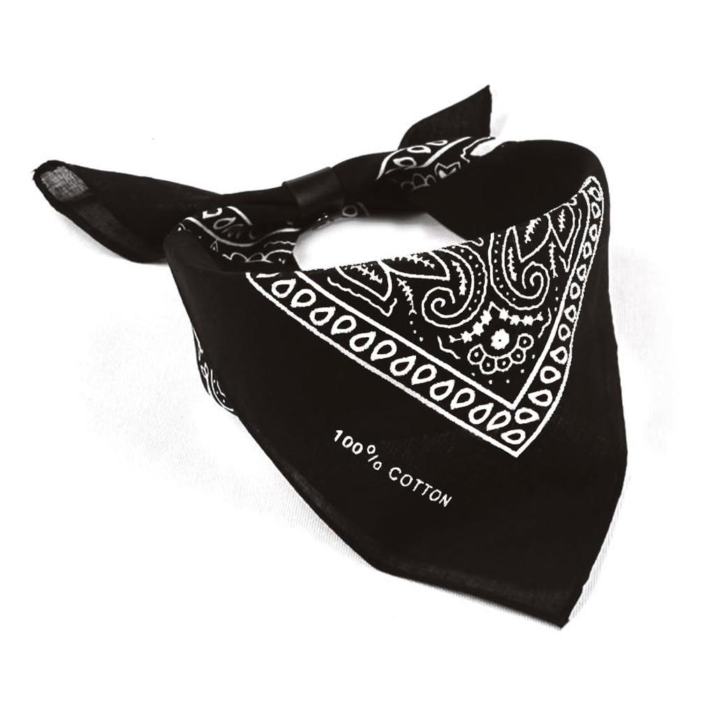 Trifong Bandana Brown Paisley Handkerchief Adults Cotton 100% Cotton Cashew Pattern Bandana Men's Unisex Braun 55cm x 55cm