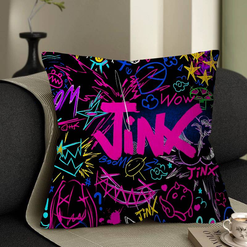 Arcane Jinx Lucky Dragon Pillow Cover Sofa Cushion Cover Home Room Decoration Children Gift