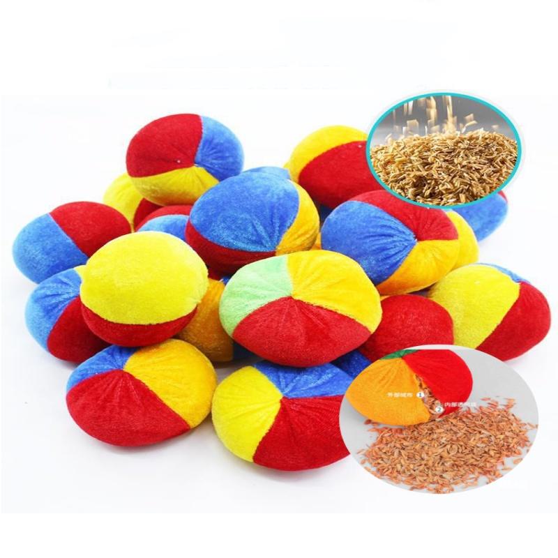 Funny Sandbag Throwing Game Mini Sandbags Rice Husks Sandbags And Balls Children'S Kindergarten Competition Outdoor Sport Toys