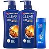 Clear Men Anti-Dandruff & Hair Strengthening Shampoo Duo Pack