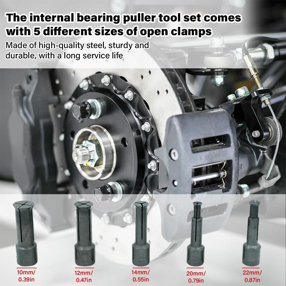 Zestaw narzędzi do ściągania łożysk rowerowych Pro Bike z zakresem średnic 9-23 mm - Kompletny zestaw do usuwania łożysk motocyklowych do naprawy kół i przekładni